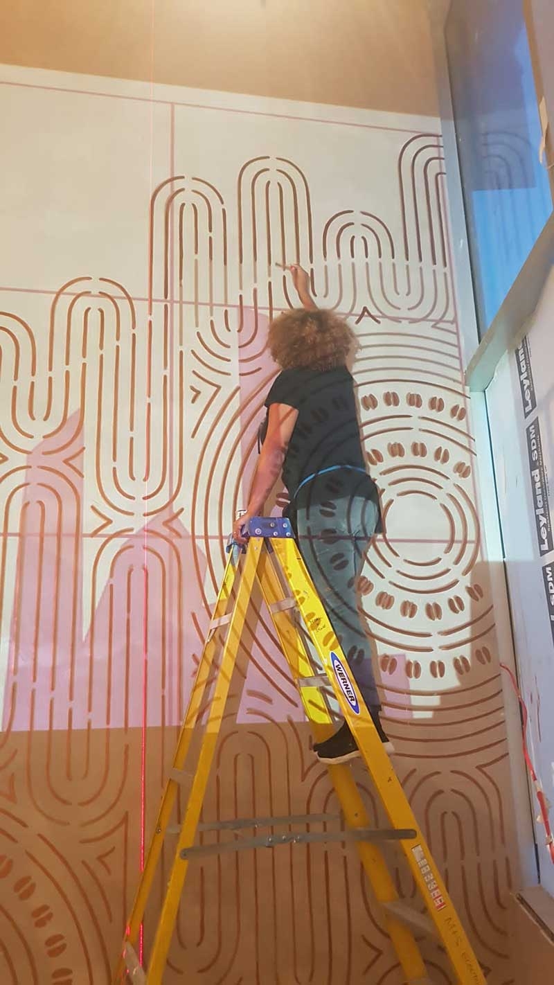 At work | Bespoke Mural Arts in London